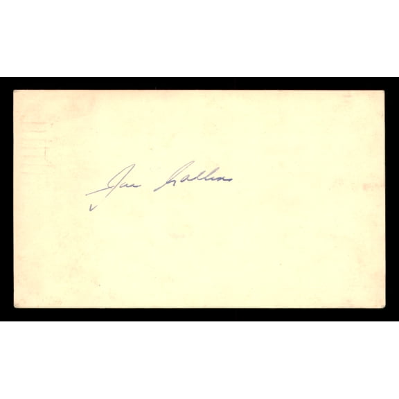 Joe Collins Autographed 3.25x5.5 Government Postcard New York Yankees SKU #201458