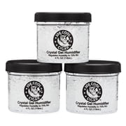 Joe Cool Cigar Crystal Gel Humidifier for Cigar Humidors 4 oz Jar 3-Pack