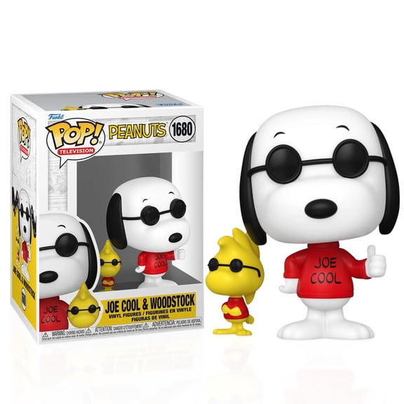 Joe Cool and Woodstock Funko Pop! Television Peanuts - Collectible Vinyl Figure #1680 with Case