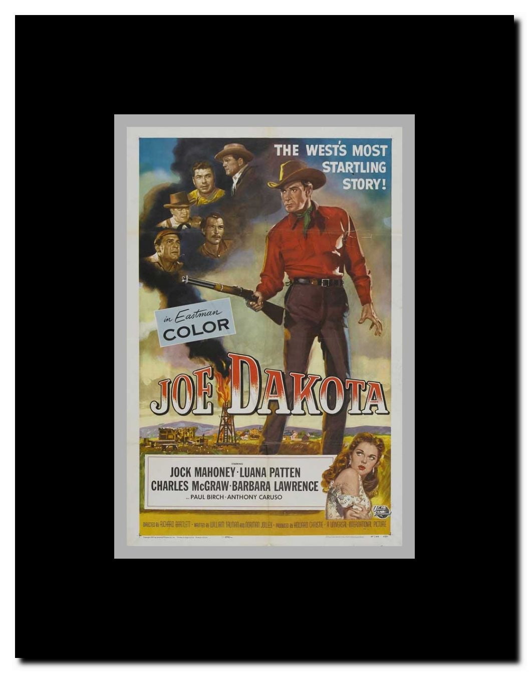 Joe Dakota Framed Movie Poster