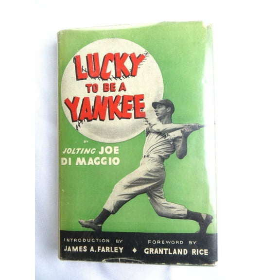 Joe DiMaggio Signed Autographed Hardcover Book Yankees BAS LOA