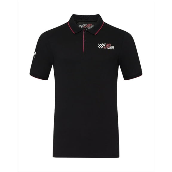 Joe Gibbs Racing Lifestyle Polo Shirt - Black/Burgundy