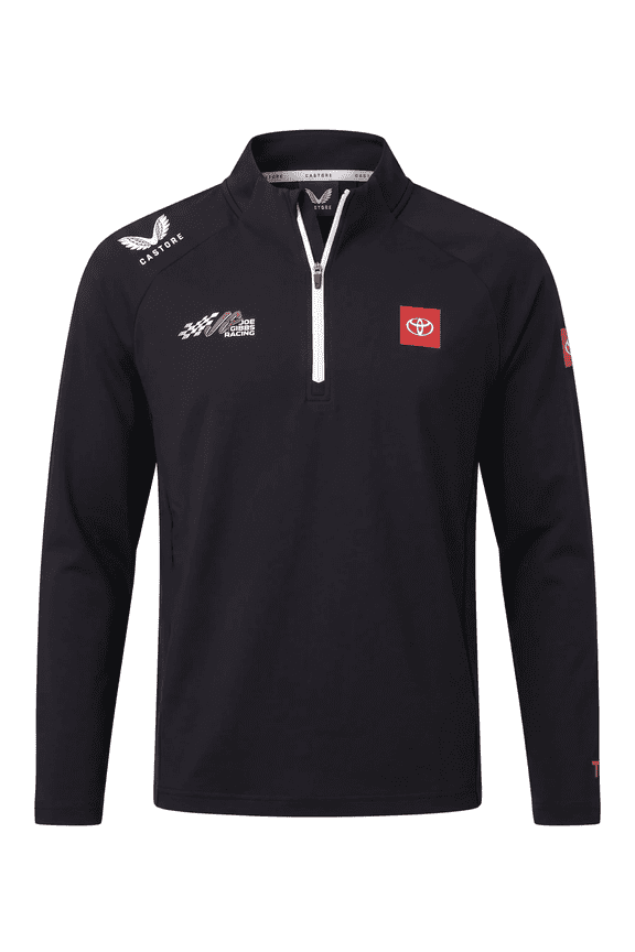 Men's Team 1/4 Zip Pullover - Caviar Black
