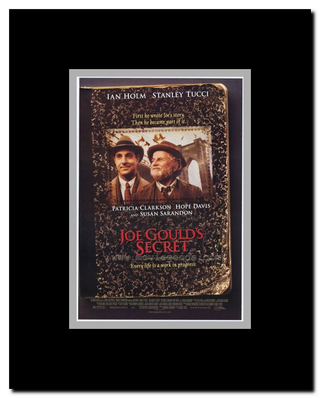 Joe Gould's Secret Framed Movie Poster