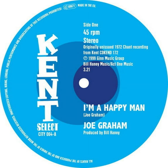 Joe Graham / Bill Brandon - I'm A Happy Man / Whatever I Am, I'm Yours - Vinyl