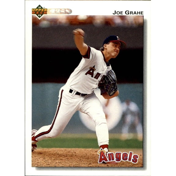 Joe Grahe 1992 Upper Deck MLB #542 Baseball Card California Angels