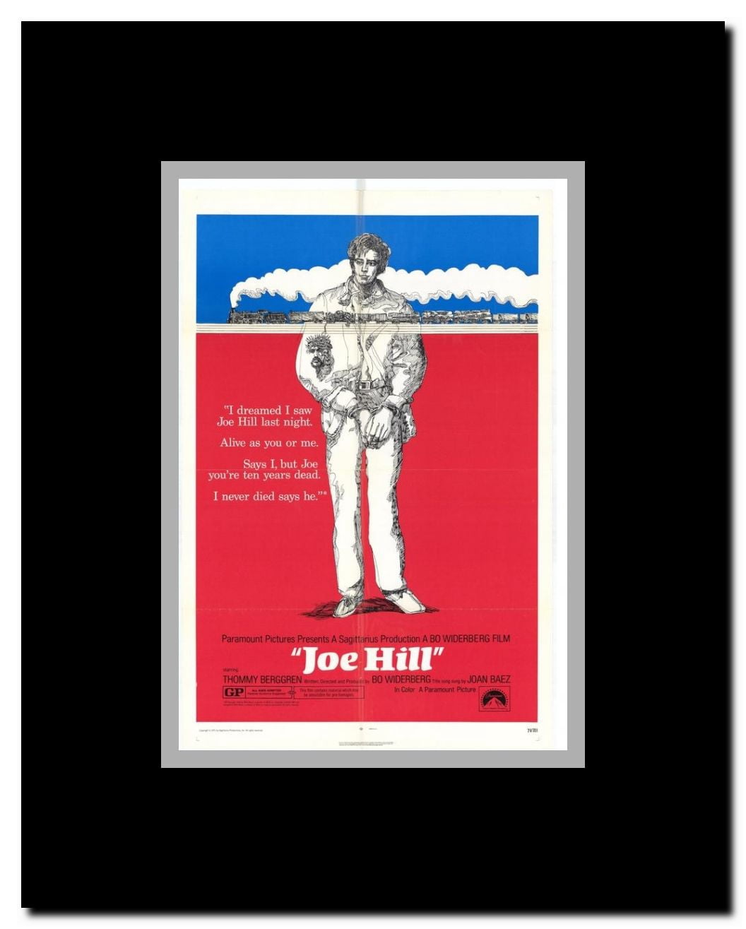 Joe Hill Framed Movie Poster