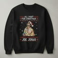 thumbnail image 1 of Joe Jonas Sweatshirt, All I Want for xMas Joe Jonas Sweatshirt, Jonas Brothers Shirt - Sizes S-5XL ,Art Print JSC, 1 of 5