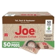 thumbnail image 1 of Joe Knows Coffee, Tall Dark and Handsome, 50 Count BPI certified Compostable Pods, 1 of 7