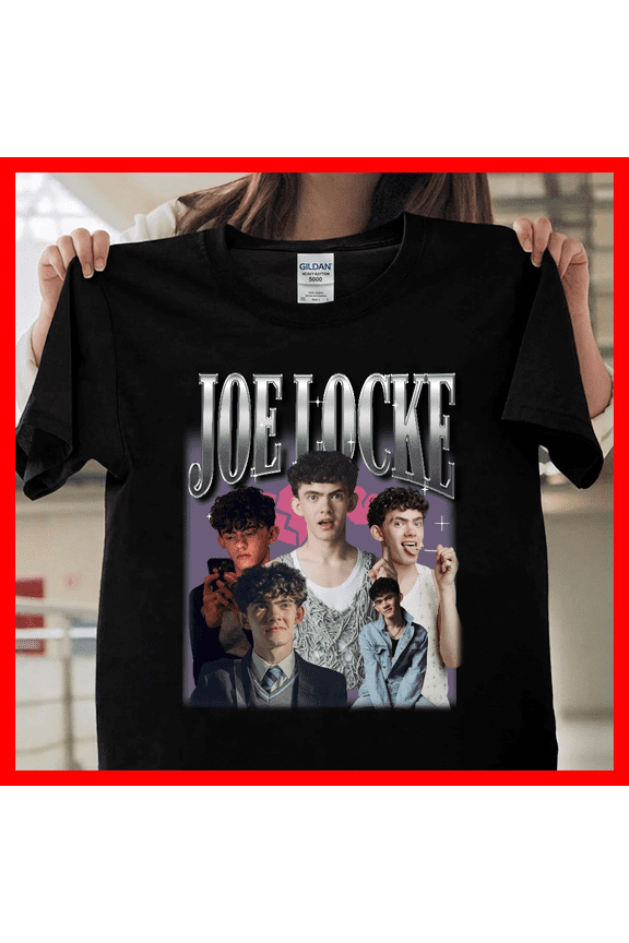 Joe Locke Heartstopper Actor Graphic Vintage TV Show Retro Fan Gift T1914 Unisex Graphic T-Shirt Soft Cotton, Sizes S-5XL