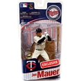 thumbnail image 1 of Joe Mauer Action Figure Alternate White Home Uniform MLB, 1 of 1