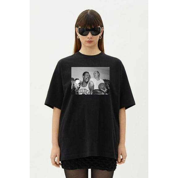 Joe Mazzulla Bill Russell Red Auerbach Celtics Fan T-Shirt, for men & women, up to size 5XL