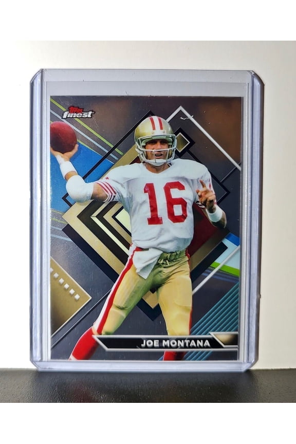 Joe Montana 2023 Topps Finest NFL #238 Card San Francisco 49ers