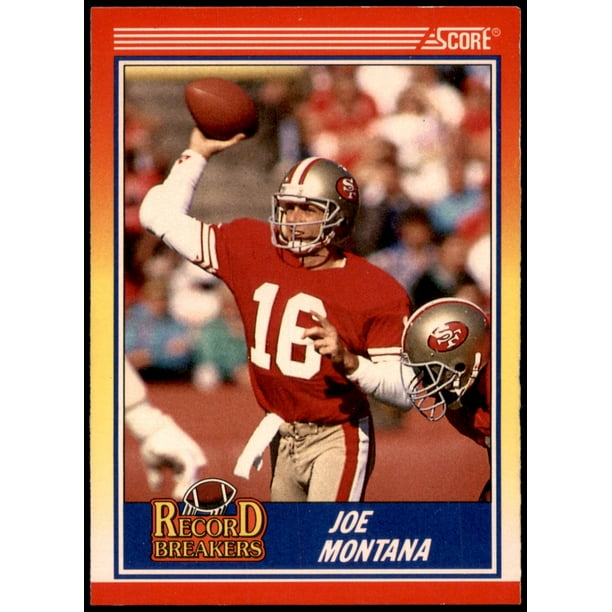 Joe Montana 594 1990 Score Walmart Business Supplies