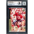 thumbnail image 1 of Joe Montana Autographed 1995 Upper Deck Card #34 San Francisco 49ers Auto Grade Gem Mint 10 Beckett BAS #17604273, 1 of 2
