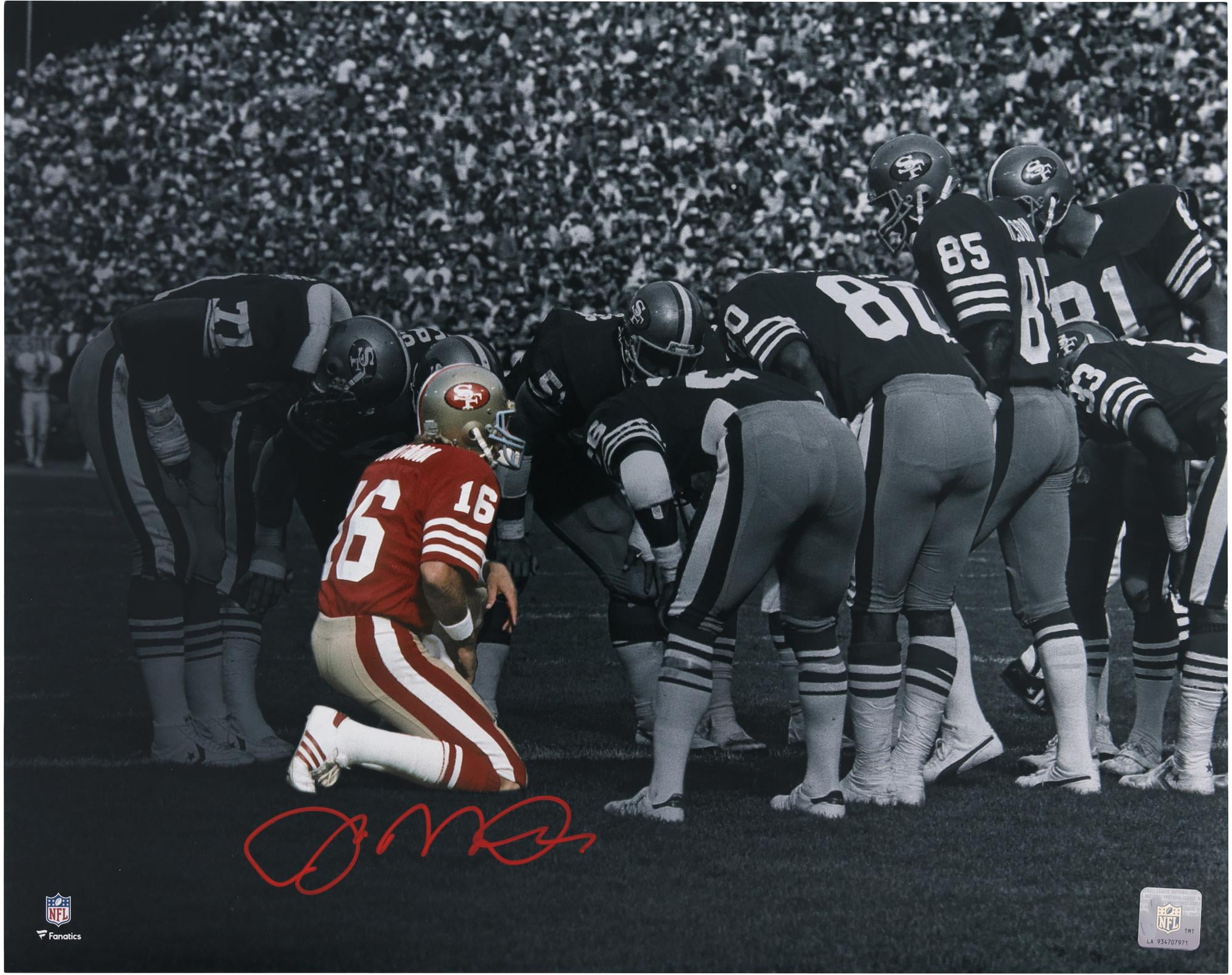 Joe Montana Signed San Francisco 49ers 2008 Upper Deck 20th Anv Card Bas 26558