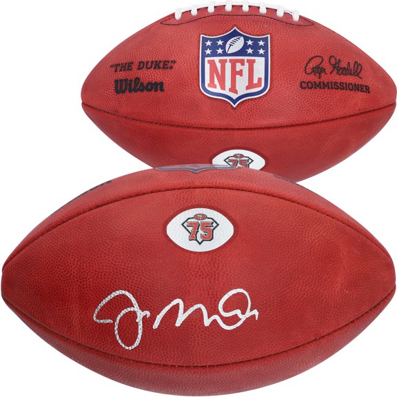 Joe Montana San Francisco 49ers Autographed 75th Anniversary Season Wilson Duke Pro Football - Fanatics Authentic Certified