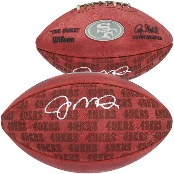 Joe Montana San Francisco 49ers Autographed Duke Showcase Football - Fanatics Authentic Certified