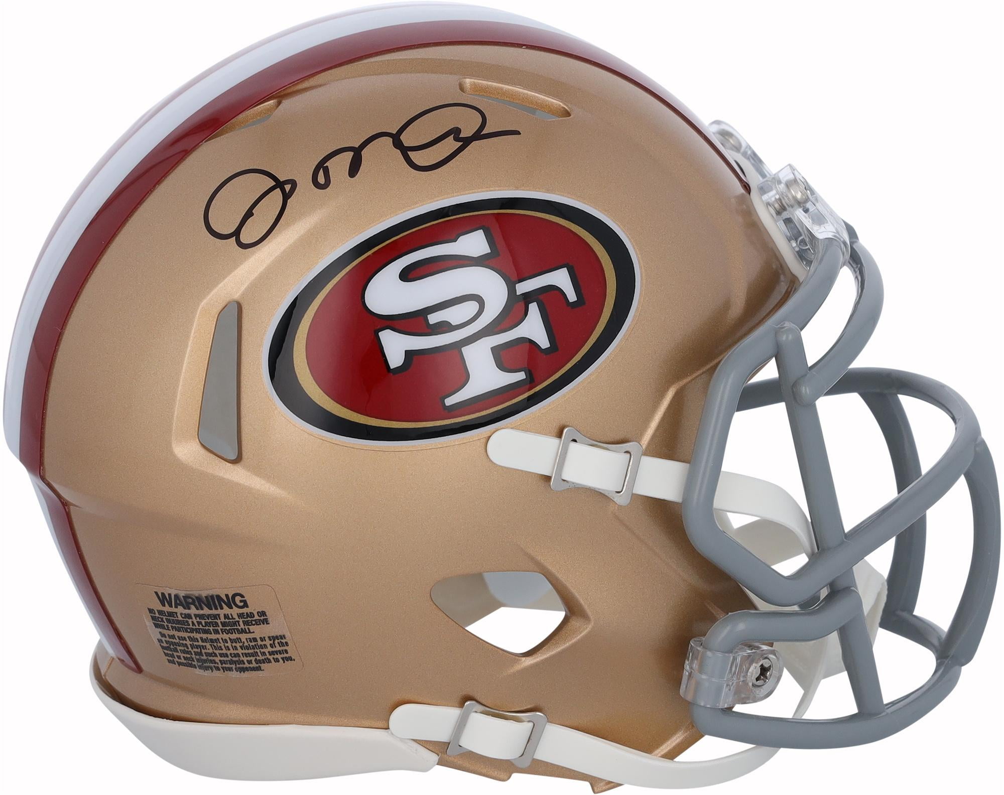 Joe Montana San Francisco 49ers Autographed Riddell Faithful to the Bay Speed Mini Helmet - Fanatics Authentic Certified