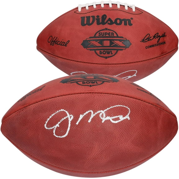 Joe Montana San Francisco 49ers Autographed Super Bowl XIX Pro Football - Fanatics Authentic Certified