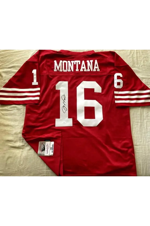 Joe Montana signed SF 49ers 1990 Mitchell Ness jersey JSA