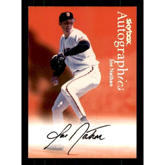 Joe Nathan Card 2000 SkyBox Autographics #97