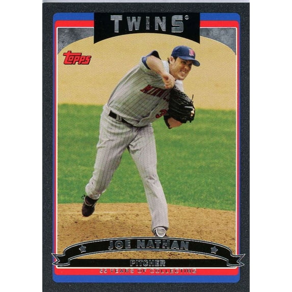 Joe Nathan Card 2006 Topps Black #350
