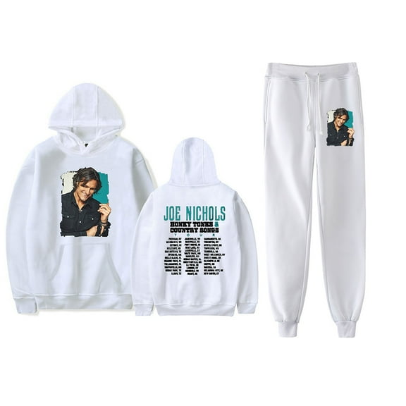 Joe Nichols Black Tour Sweatsuit Vintage Hoodies Jogger Pants Sets Unisex Fall Suit