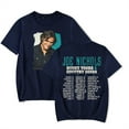 thumbnail image 1 of Joe Nichols Black Tour Tshirt Vintage 90s Short Sleeve Hip Hop T-shirts Casual Tops, 1 of 2
