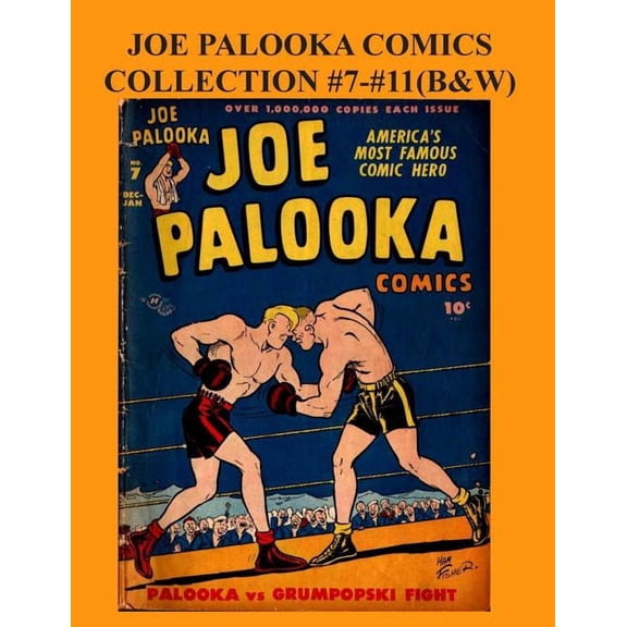 Joe Palooka Comics Collection #7 - #11 (B&W): America's Favorite Boxer - In the Army, 5 Issue Collection!, (Paperback)