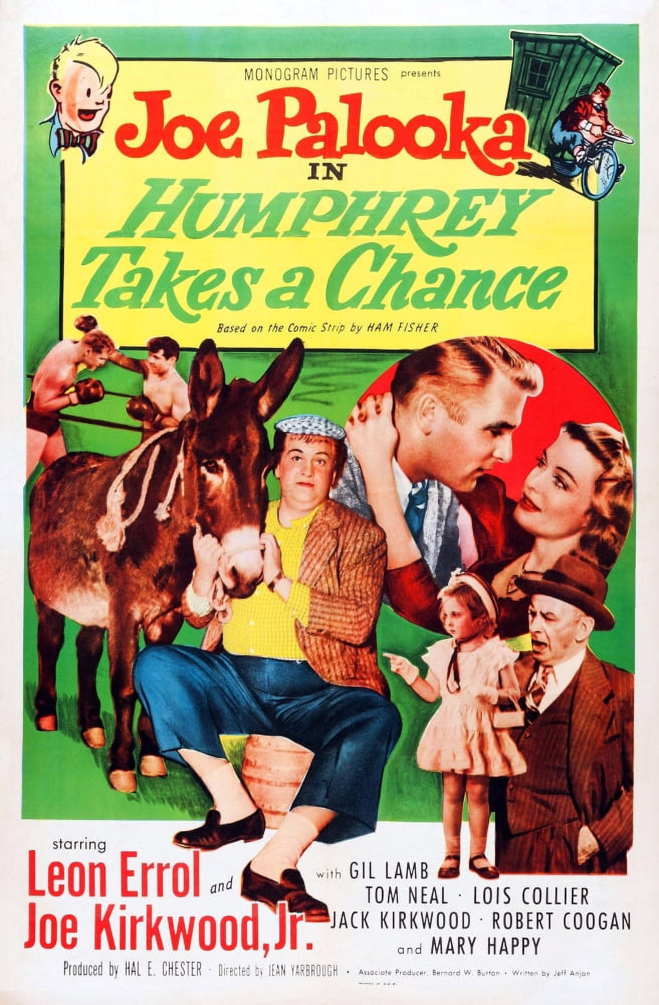 Joe Palooka In Humphrey Takes A Chance U Canvas Art - (11 x 17)