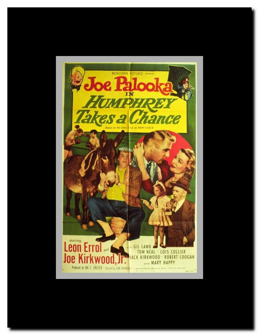 Joe Palooka in Humphrey Takes a Chance Framed Movie Poster