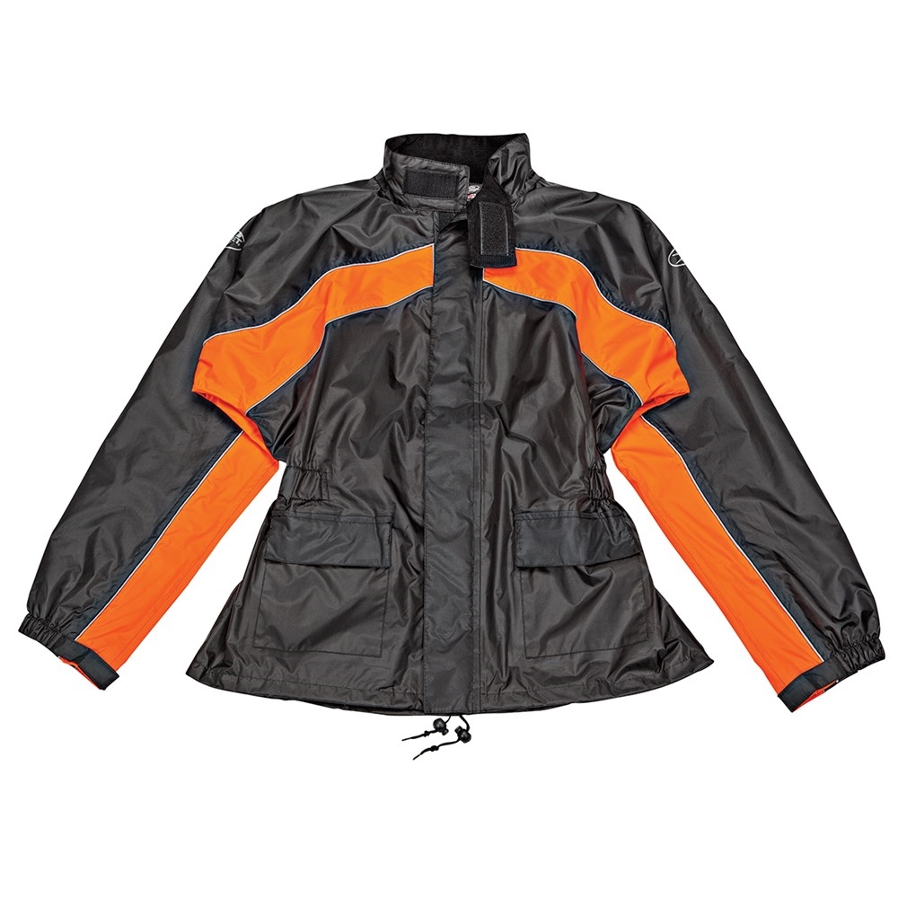 Joe Rocket 1010-2702 RS-2 Men's Motorcycle Rain Suit (Black/Orange ...
