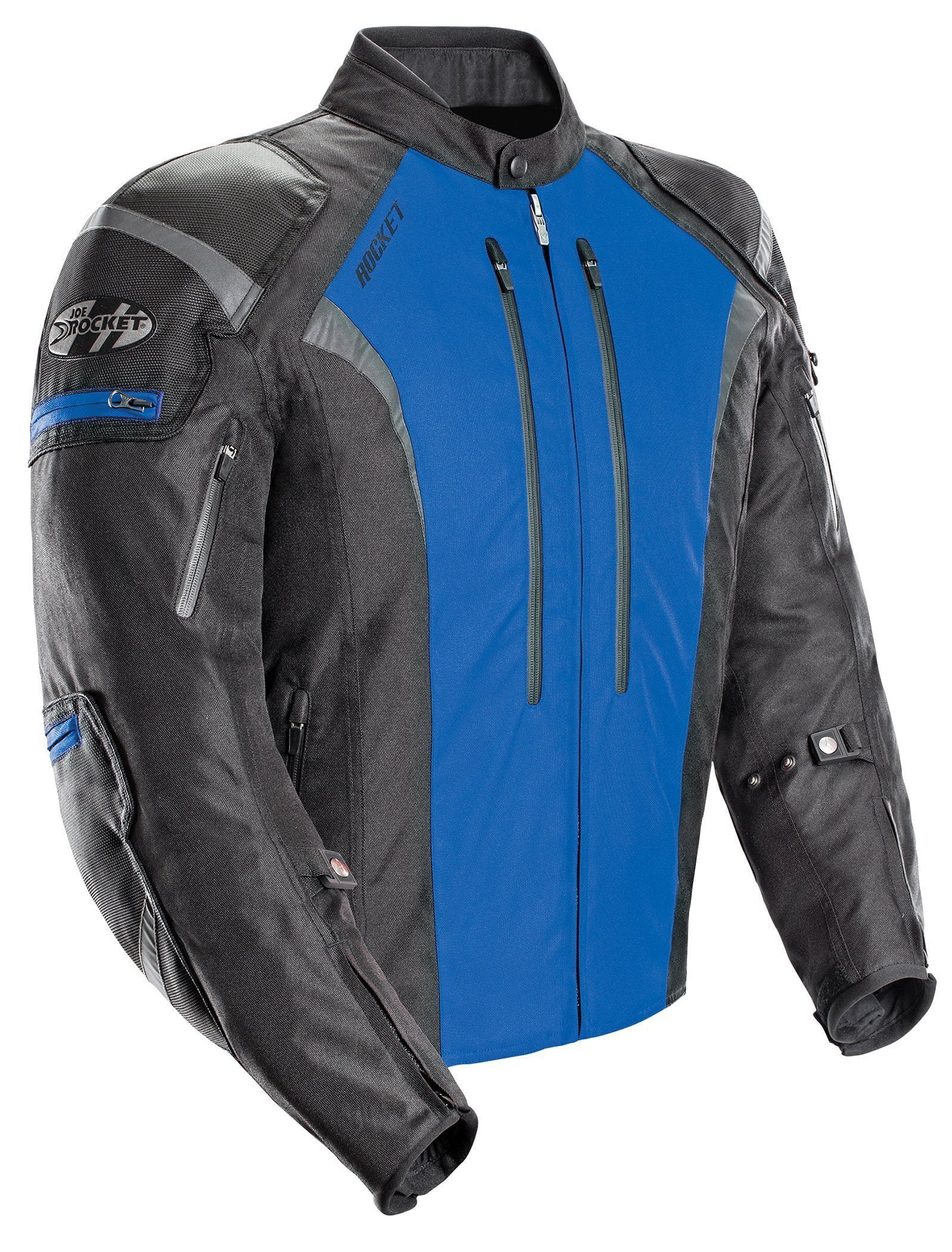 Joy Roket Joe Rocket - 1651-5202 Atomic Men's 5.0 Textile Motorcycle Jacket (Blue ...