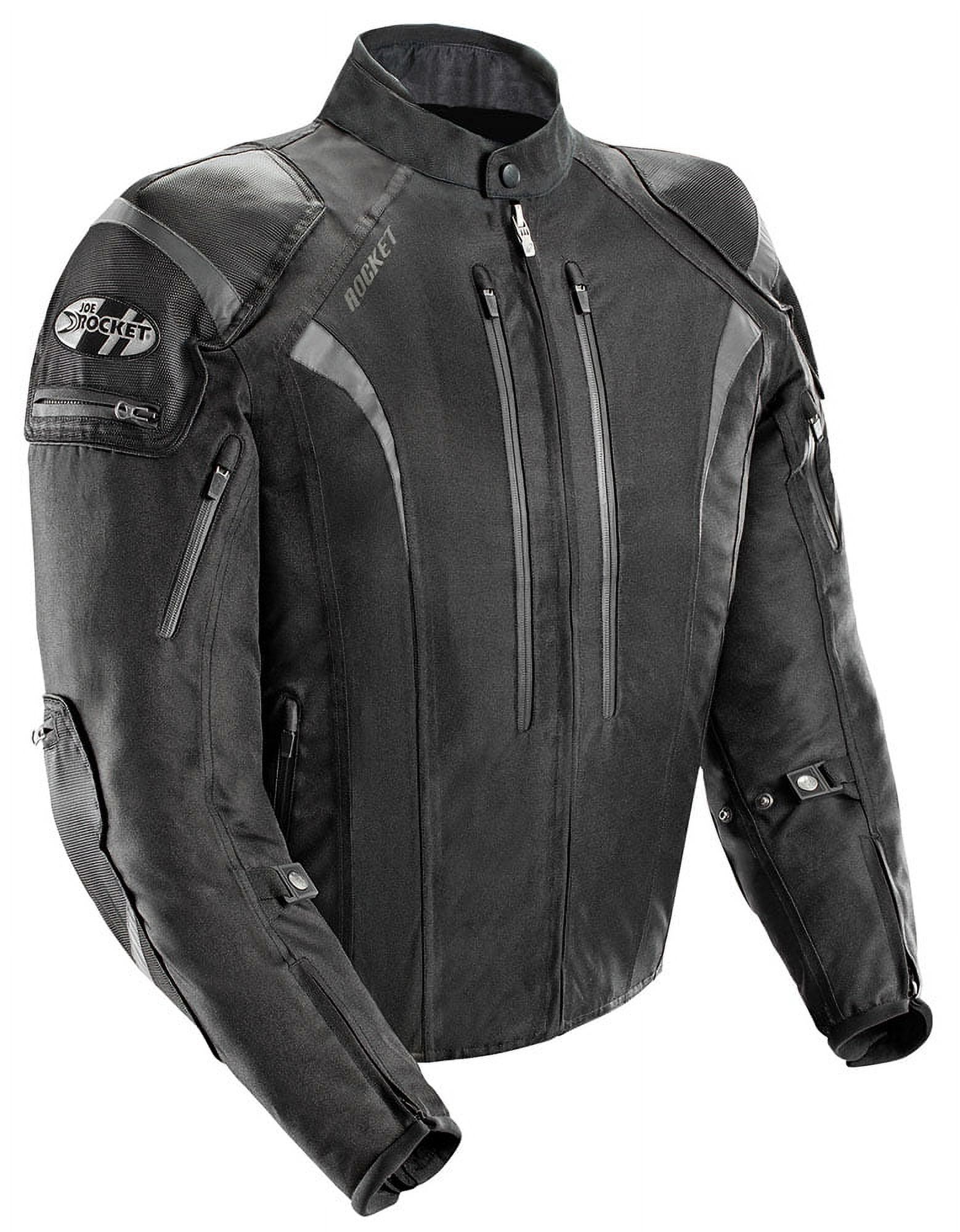 Joe Rocket Atomic 5.0 Men's Black Textile Jacket with CE Armor X-Large - image 1 of 7