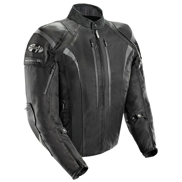 Joe Rocket Atomic 5.0 Men's Black Textile Jacket with CE Armor X-Large