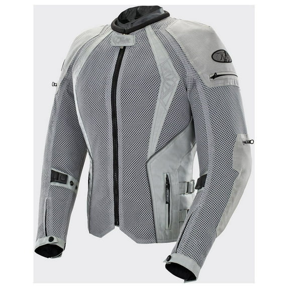 Joe Rocket Cleo Elite Womens Silver Mesh Jacket X-Small