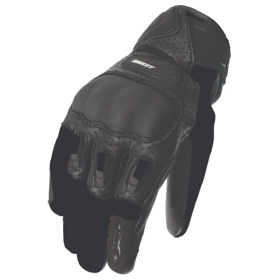 Joe Rocket Dayride Mens Leather Motorcycle Gloves Black/Black LG