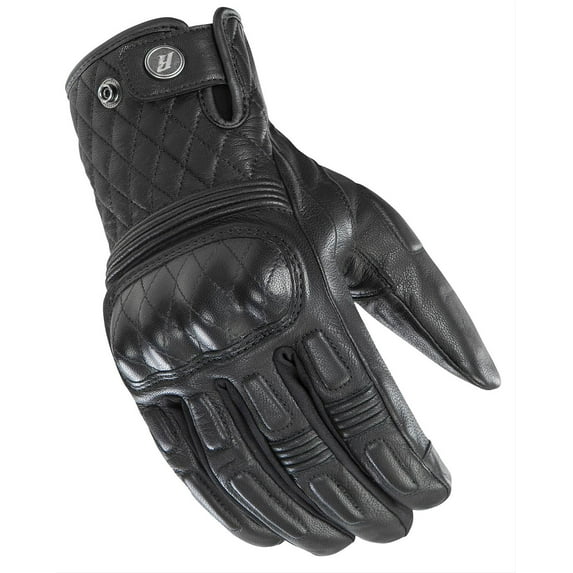 Joe Rocket Diamondback Mens Leather Gloves Black MD