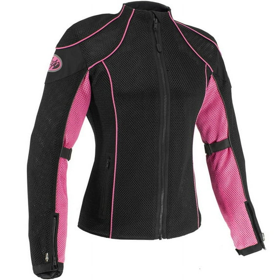 Joe Rocket Majestic Mesh Womens Jacket (Small, Pink/Black)