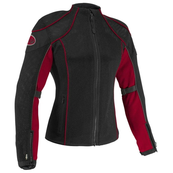 Joe Rocket Majestic Womens Textile Motorcycke Jacket Red/Black XS