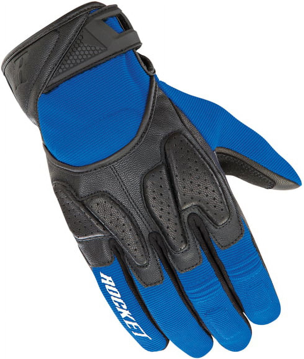 Joe Rocket Men's Atomic X2 Hybrid Motorcycle Glove (Blue/Black, X-Large ...