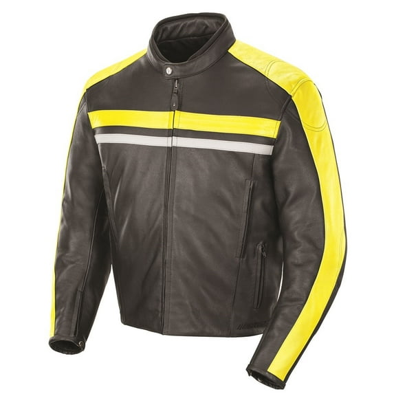 Joe Rocket Old School 2.0 Jacket Black Yellow size Small