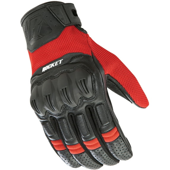 Joe Rocket Phoenix 5.1 Hybrid Motorcycle Gloves Red/Black MD