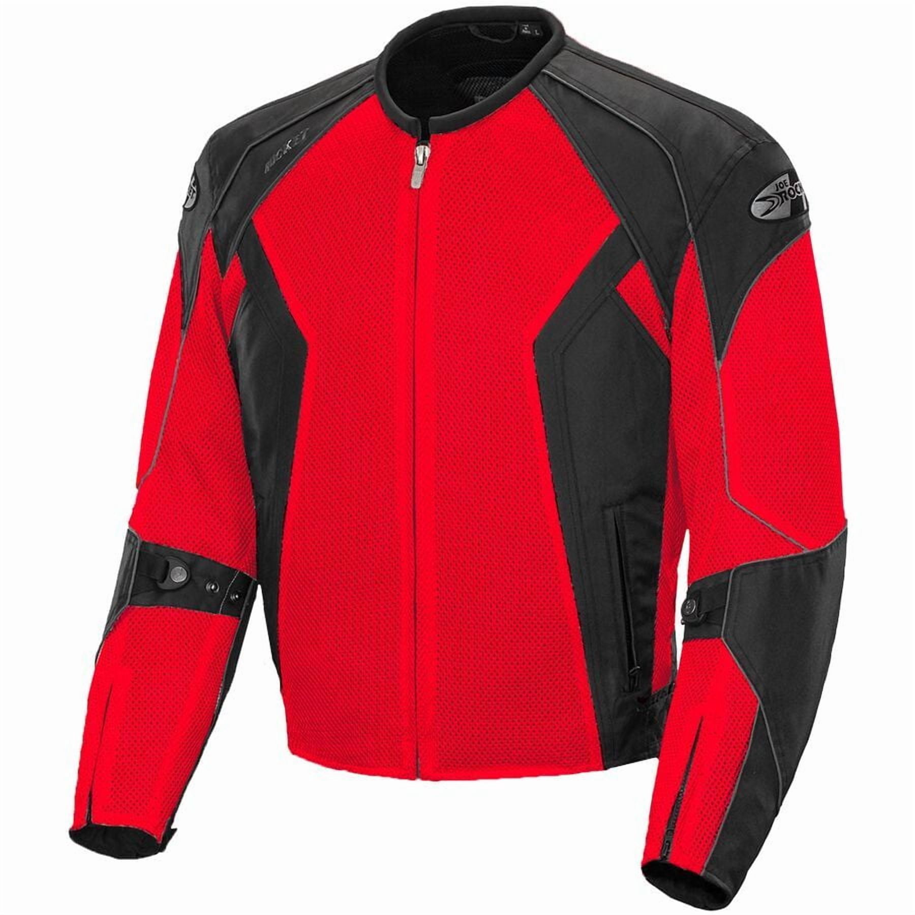 Joe Rocket Phoenix 6.0 Men's Motorcycle Riding Jacket, Mesh, Red