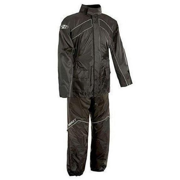 Joe Rocket 'RS-2' Mens Black Rain Suit X-Large