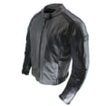 thumbnail image 1 of Joe Rocket Sector Leather Jacket (XX-Large, Black/Black), 1 of 3