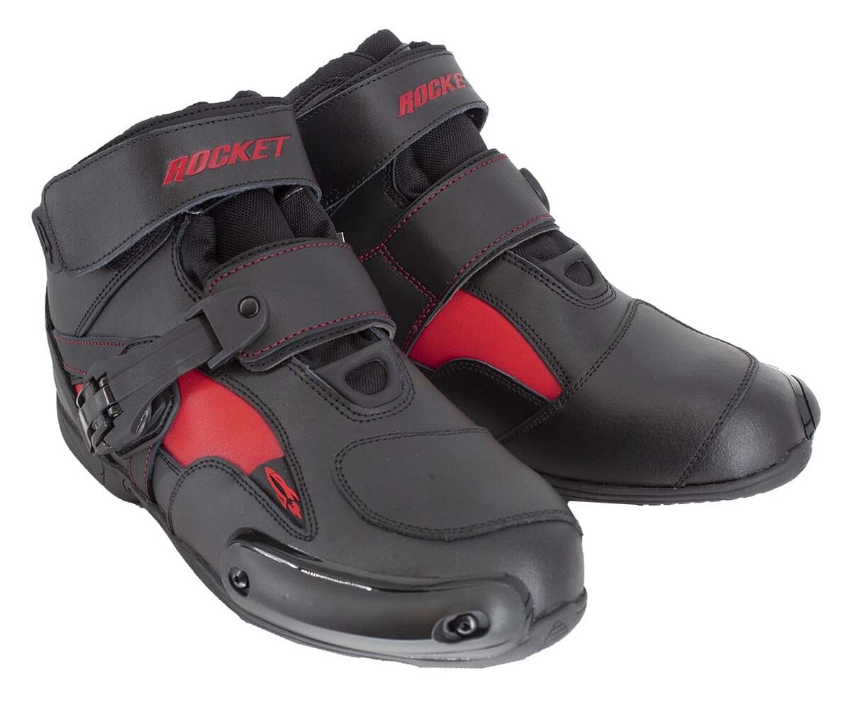 Joe Rocket Sector Mens Motorcycle Boots Black/Red 12 USA  display picture 2