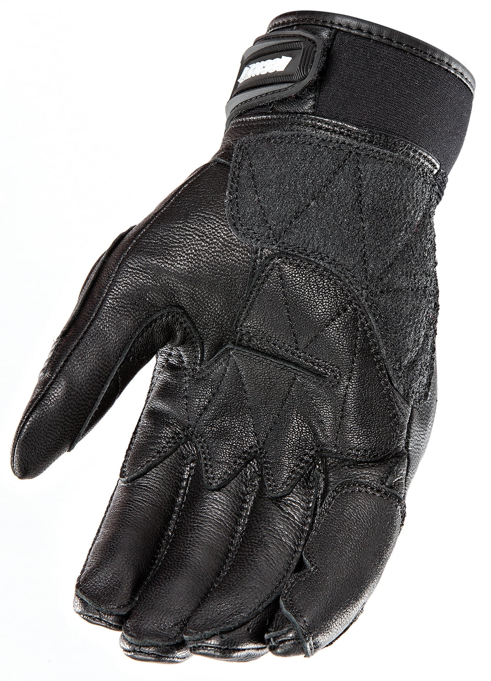 Joe Rocket Speedway Mens Black Leather/Textile Motorcycle Gloves