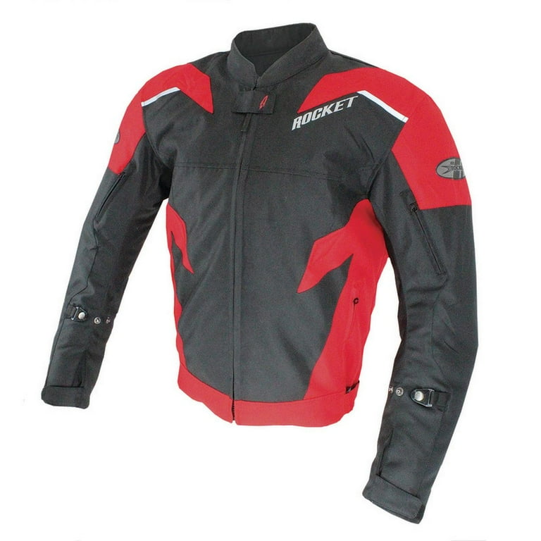 Joe Rocket Stage 1 Jacket X Large Black Red Walmart